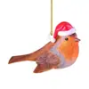 2023 Cruzamento de Fronteiras Natal Pequeno Animal Esquilo Ouriço Pingente Árvore de Natal Decoração de Carro Decoração de Casa