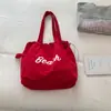 Bolsa de Ombro Shuai Mijia Estilo Coreano de Alto Valor para Axila Outono 2026 Nova Bolsa de Ombro Única com Letras Grande Capacidade Bolsa Saco Elegante