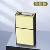 Nueva caja de cigarrillos ecológica de carga, paquete de 20, caja de cigarrillos creativa con personalidad, letras láser, logotipo, regalos creativos