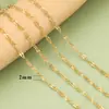 Cadena de Acero Inoxidable de Venta Caliente Transfronteriza Chapada en Oro de 18K Accesorios Joyería Cadena DIY Versátil Cadena para Clavícula Cadena