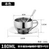 Taza Popular de Acero Inoxidable 304 Taza de Boca Aislada de Doble Capa Taza de Agua Taza para el Hogar Taza para Oficina Taza de Dibujo a Mano Taza de Café