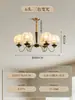 Luz Principal de Tela Hecha a Mano Estilo Nanyang Retro para la Sala de Estar, Lámpara de Techo Vintage para el Comedor, Lámpara de Dormitorio de Espectro Completo para Protección Ocular