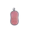 Paño de cocina doble cara, doble propósito para uso en la cocina, herramienta de limpieza portátil y potente, paño de esponja con alambre de acero engrosado para eliminar manchas y limpieza