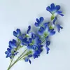 Flor Artificial Fresia Flor Artificial para el Hogar Sala de Estar Decoración de Pared de Fondo para Bodas Flor Artificial Fresia Flor Trompeta