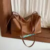 Bolsa casual transfronteiriça estilo coreano, bolsa de ombro casual para mulheres, novo modelo outono 2026, bolsa de axila de grande capacidade para mulheres
