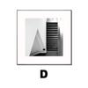 Pintura Decorativa Moderna Simple Blanco y Negro Abstracta Arquitectónica de Ajuste Suave Comedor Sala de Estar Dormitorio Nórdica Pintura Mural para Pared de Fondo