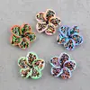 Resina de plumeria, accesorios de resina para manualidades, pegatinas para funda de teléfono de pegamento cremoso de flor de cerezo, materiales para accesorios de cabello y pasadores