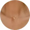 Amazon Transfronterizo Versátil Collar de 26 Letras Oro Colgante Pequeño Collar Personalizado Viajero Fiesta Regalo para Damas