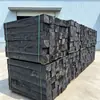 Los durmientes a base de minerales impregnados en aceite anticorrosivo son resistentes a la presión y al impacto y son fáciles de instalar