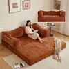 Sofá Compactado al Vacío Sala de Estar Plegable Doble Uso Apartamento Pequeño Sofá Cama Modular Extraíble y Lavable Perezoso Casual Tatami