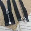 No. 3 Cremalleras de Metal para Ropa de Muñeca con Extremo Abierto, Cabeza en Forma de Almendra, Estilo Corto, Dientes Finos, Dientes Pequeños, Cremallera para Ropa de Muñeca de Juguete
