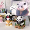 Novos Blocos de Construção de Panda para Crianças, Blocos de Construção de Partículas Micro em Formato de Flor, Brinquedos Educativos de Montagem, Brinquedos de Presente Venda por Atacado