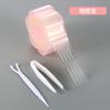 Adhesivo de Encaje para Doble Párpado Estilo Malla Flor de Ciruelo Invisible Belleza Ojo Adhesivo Rollo Autoadhesivo Oliva 600 Adhesivo Herramienta