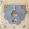 Babadores Tipo A de Algodão Puro Estilo Coreano para Bebês Prevenir Regurgitação e Baba Babadores Giratórios 360 graus para Bebês Meninos e Meninas e Recém-nascidos
