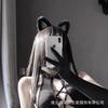 Tiara de orelha de gato, acessório fofo para cosplay feminino
