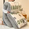 Colcha de lã de cordeiro, colcha de inverno espessa, fleece floco de neve de alta densidade, adequada para primavera e outono, colcha de algodão para uma pessoa para dormitórios estudantis