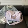 Bolsa Deportiva de Fitness, Bolsa de Yoga para Mujer, Bolsa de Natación con Separación Húmeda y Seca, Bolso Cruzado Ligero de Gran Capacidad, Bolsa de Viaje Portátil para Mujer