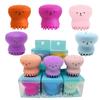 Set Popular Transfronterizo de Cepillos de Silicona para Lavar la Cara, Cepillo Doble para Mascarilla, Herramienta de Belleza, Cepillo Limpiador de Poros Faciales