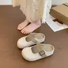 Meias Pantufas Fechadas de Linho com Solado Grosso para Mulheres, Novo Estilo de Sandálias Casuais Slip-On Birkenstock, Verão 2026