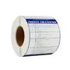 Rollo de papel recubierto autoadhesivo etiqueta de color pegatina de producto impresión de etiqueta transparente etiqueta autoadhesiva plateada mate