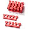 Ferramentas para unhas Divisor de dedos em forma de coração EVA Alta elasticidade Ecológico Divisor de dedos Divisor de dedos em cores doces em estoque