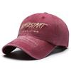 Gorra de béisbol lavada y descolorida, nueva, con letras bordadas, informal, de moda, para hombre y mujer, disponible en stock.