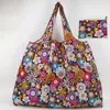 Bolsa de Compras Plegable Verde Japonesa y Coreana Ligera Impermeable Gran Capacidad Bolsa de Almacenamiento para Supermercado Bolsa de Compras Portátil Bolsa Tote Engrosada