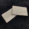 Estilo de celebridad de internet personalizado acero inoxidable incrustado de diamantes forro de franela tarjetero para tarjetas bancarias clip de almacenamiento de tarjetas de presentación personales de empresa marca de moda