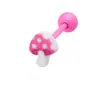 Barra para piercing de cuerpo humano transfronteriza, piercing acrílico para la lengua, acero inoxidable, joyería de Halloween, adornos perforados para la lengua al por mayor