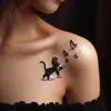 Tatuaje Impermeable de Mariposa con Jugo de Hierbas Que No Se Borra, Semipermanente, Larga Duración, Tatuaje Realista con Alto Valor Estético y Efecto Reflectante