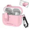 Fábrica Adequado para Capa de Fone de Ouvido Airpods4 Suporte para Celular Trava Pro2 Negócios Airpodspro3 Textura de Couro Liso