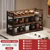 Estante de Almacenamiento para Juego de Té Escritorio Estante Pequeño de Exhibición Simple Estante para Tetera con Múltiples Compartimentos Armario de Almacenamiento para Hojas de Té Nuevo Estilo Chino