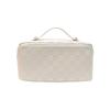 Bolsa de Cosméticos Nueva a Cuadros Personalizada para Mujer de Gran Capacidad Bolsa de Almacenamiento de Cosméticos para el Cuidado de la Piel en Capas Bolsa de Aseo Estilo Celebridad de Internet