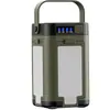 Luz de camping para exteriores, iluminación plegable de cuatro hojas, alimentada por energía solar, luz ambiental de tienda de campaña de larga duración, luz de camping de emergencia