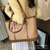 2026 Bolso Grande de Hombro para Mujer, de Venta Caliente para Otoño e Invierno, Moderno y Versátil, Bolso Tote de Gran Capacidad con Bloques de Color