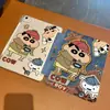 Funda protectora linda de Detective Shin-chan para tableta Apple iPad, pro anti-doblez, air 8Y plegable mini caricatura 10ª generación