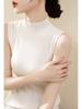 Suéter de Punto de Manga Corta de Cuello Alto Ajustado para Mujer, Estilo Nuevo de Verano 2026, Jersey Delgado, Top Elegante y Versátil A5580
