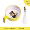 Cuenco de melamina para niños, bonito cuenco de arroz con dibujos animados para el hogar, complemento alimenticio, cuenco pequeño con asa, cuchara, vajilla materna e infantil, caja de regalo