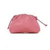 2025 Bolsa Nuvem Bolsa Dumpling Plissada Bolsa de Mão Feminina para o Dia a Dia Cor Sólida Simples Bolsa de Ombro Transversal Tendência Transfronteiriça