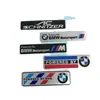 Adequado para Adesivos de Carro Bmw m Performance Adesivos de Carro de Metal Logo de Alumínio Bmw Adesivos Decorativos de Para-lama