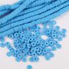 Colar de pulseira de grânulos de gaxeta de wafer de cerâmica macia de cor transfronteiriça de 6 mm frisada contas soltas boêmias contas espaçadoras