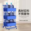 Estante de almacenamiento con carrito para el suelo, cocina, baño, dormitorio, inodoro, estante de almacenamiento móvil, estante de almacenamiento para refrigerios, cocina