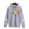 Top de Malha Casual Solto para Homens e Mulheres Batalha de Feitiços Transfronteiriça Moda Primavera Barras Paralelas Suéter