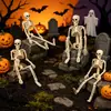 Esqueleto Móvil de Halloween Transfronterizo de 40 cm, Ajustable, de Pie, para Colgar y Decorar Fiestas Festivas