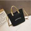 Bolso de Mano para Mujer Nuevo para Adultos Transfronterizo Moda Versátil Verde Bolso de Hombro Trabajador de Oficina Gran Capacidad Bolso de Lona Venta al por Mayor