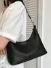 Bolsa de balde tecida transfronteiriça moderna de grande capacidade para mulheres, novo modelo de verão 2026, bolsa tote de ombro único/transversal com necessaire interna
