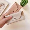 Bolsa de Almacenamiento de Gafas de Cuero PU Simple Vintage Estuche Protector Suave de Lichi para Gafas Estuche de Cuero para Gafas de Sol Gafas de Sol
