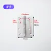 Directamente de la Fábrica Origen, Bisagras Planas de Acero Inoxidable 2/3/ 4 Pulgadas Bisagras Mini Pequeñas para Puertas de Gabinete
