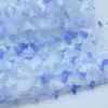 Bordado 3D Borboleta Tecido de Renda DIY Gradiente Arco-Íris Artesanato Tecido de Renda Colorido Tecido para Vestuário Gaze Transparente