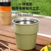 Taza Paso de Acero Inoxidable 304 para Acampar al Aire Libre, Taza Portátil Apilable para Café y Cerveza, Taza de Estilo Moderno